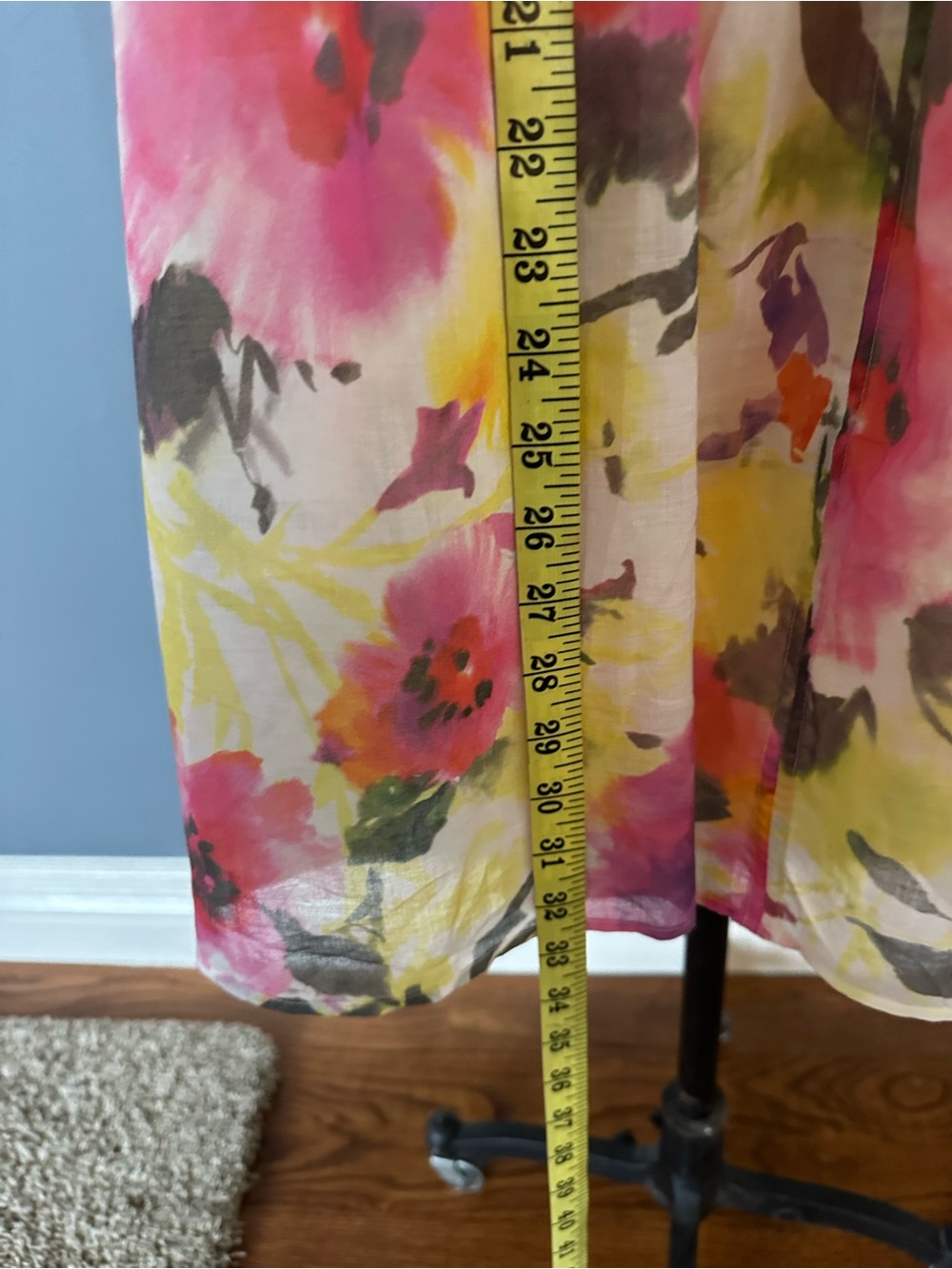 Jcrew Floral Puff-Sleeve Midi Cover Up Dress. Perfect Condition Small - Picture 11 of 13